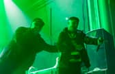 Irish-speaking rap trio Kneecap from Belfast, performing in Glasgow last year. 