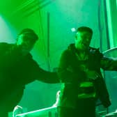 Irish-speaking rap trio Kneecap from Belfast, perform their sold out O2 Academy, Glasgow gig which was arranged after a planned appearance at TRNSMT festival was axed at the end of May due to safety concerns