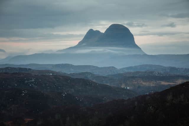 Suilven from the Clachtoll Road
