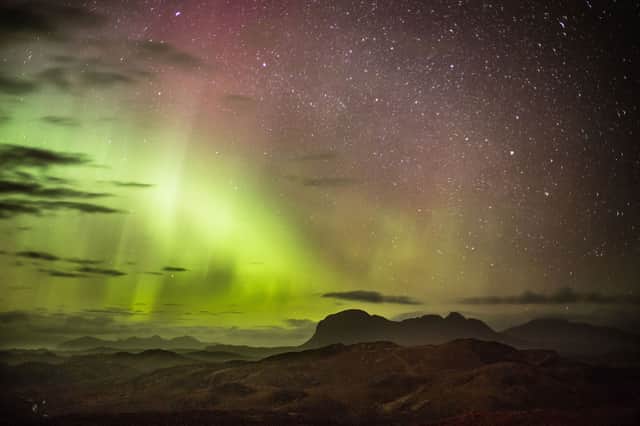 Northern Lights over Suilven