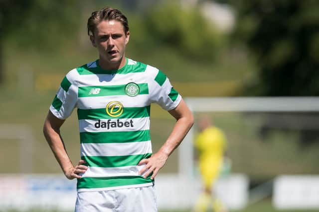 Scott Allan during his time at Celtic.