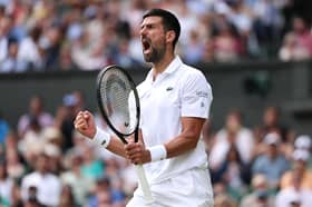 Novak Djokovic is hoping to book a place in the semi finals of Wimbledon today.