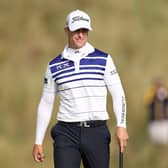 Calum Hill pictured during the first round of the Genesis Scottish Open at The Renaissance Club 