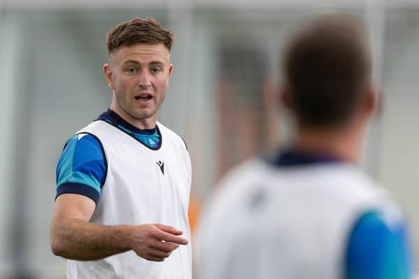 Fergus Burke will win his first cap for Scotland against Fiji.