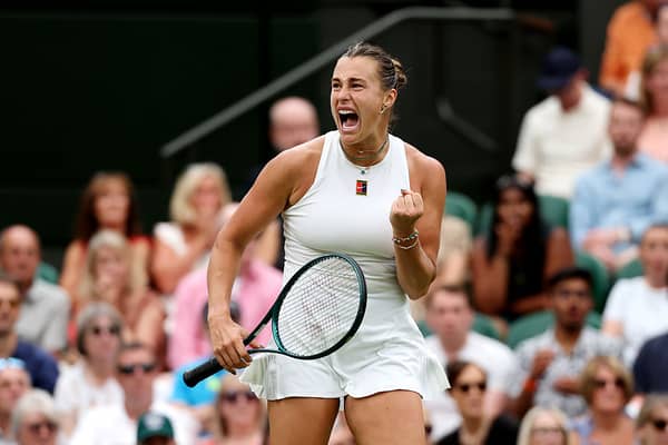 World number one Aryna Sabalenka is hoping to make the Wimbledon semi-finals today.
