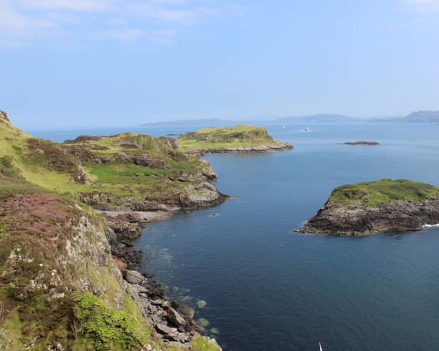 East Coast Looking North, Insh Island, Slate Islands