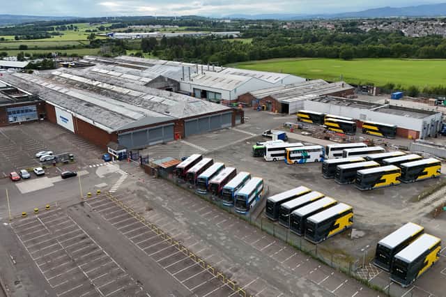 General view of the Alexander Dennis site at Camelon, near Falkirk