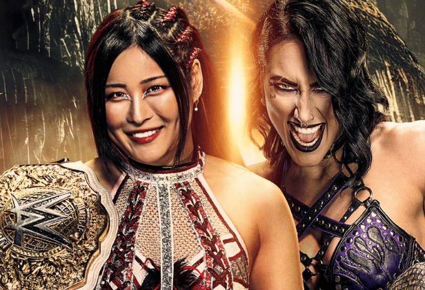 IYO SKY defends her Women's Championship against Rhea Ripley at this weekend's WWE Evolution PLE.