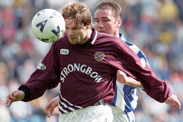 Steven Pressley during his time at Hearts.