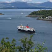 The MV Isle of Mull is the main vessel used for the journey. 