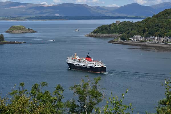 The MV Isle of Mull is the main vessel used for the journey. 