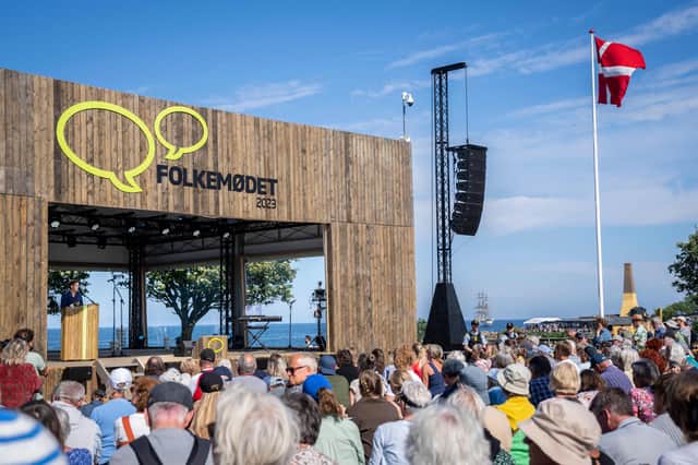 The Folkemødet is a free event held over three days when the public, politicians and a few international visitors meet, talk and listen to one another in a relaxed, informal environment (Picture: Ida Marie Odgaard)
