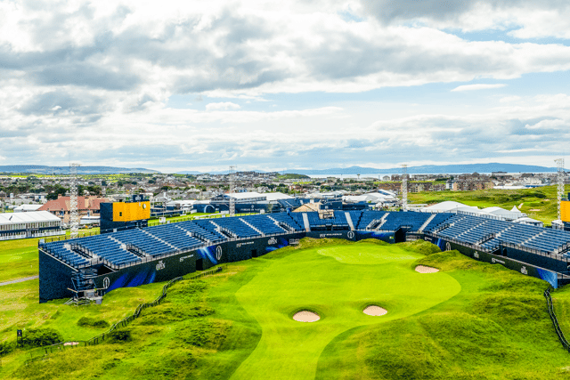The Spidercam technology will provide stunning views of the 18th green at Royal Portrush