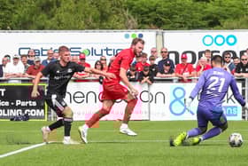 Nicky Devlin scored for Aberdeen in the 2-0 win over Cove Rangers.