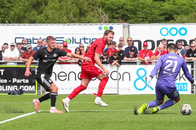 Nicky Devlin scored for Aberdeen in the 2-0 win over Cove Rangers.