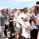 Star attraction Rory McIlroy will be part of a two-tee start in the final round of the Genesis Scottish Open 