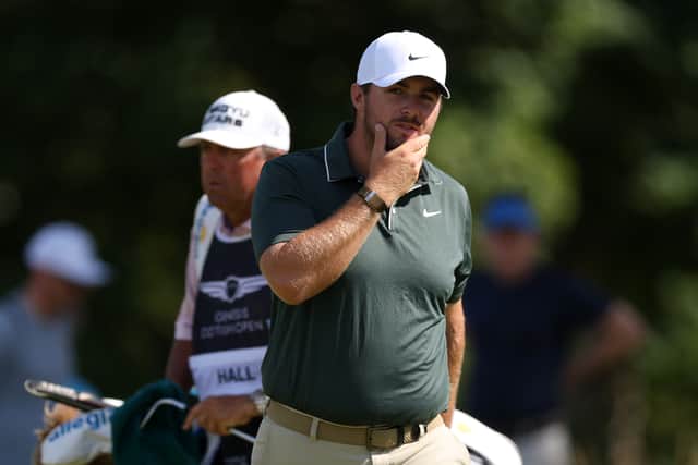 Chris Gotterup pictured during day three of the Genesis Scottish Open