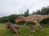 Animatronic dinosaurs at Glasgow's Lost Kingdom