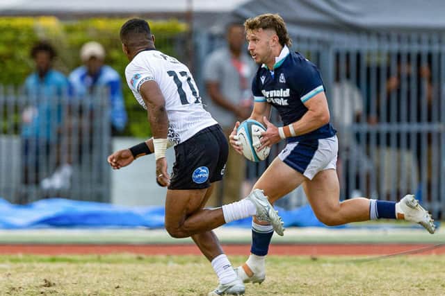 Kyle Rowe gave Scotland hope with an early try.
