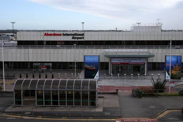 The project will affect passengers leaving Aberdeen International Airport.