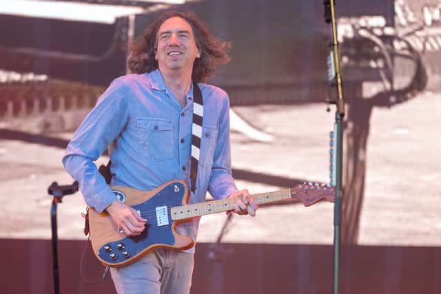 Gary Lightbody of Snow Patrol performed on Sunday