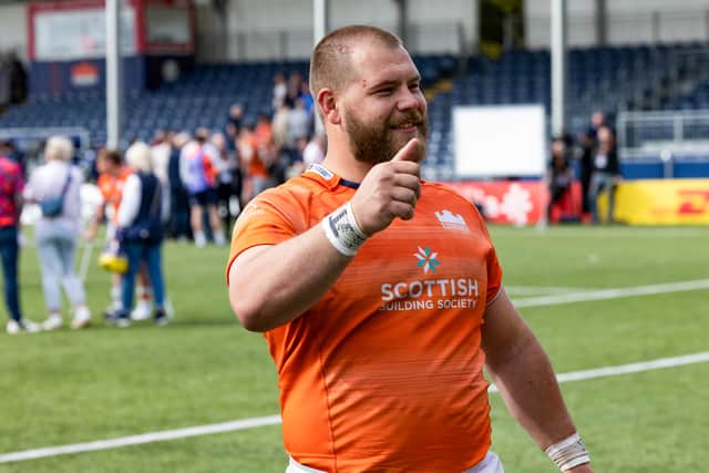 Boan Venter has been in good form since moving to Edinburgh Rugby.