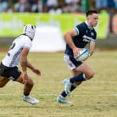 Fergus Burke made his full Scotland debut against Fiji.