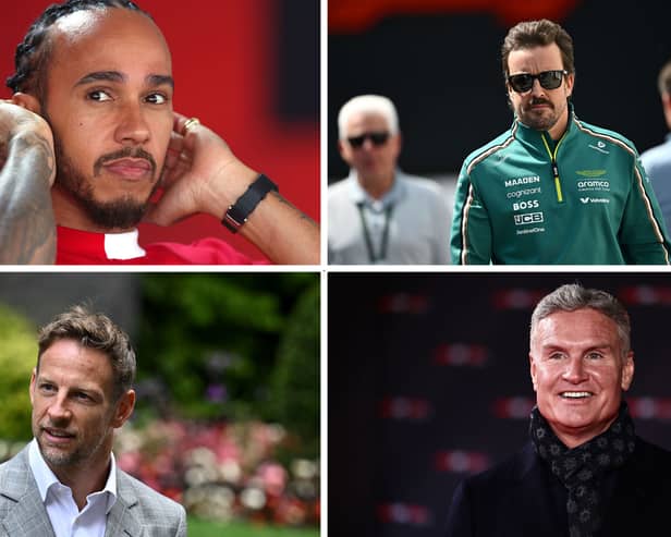 Four of the wealthiest F1 drivers in history.