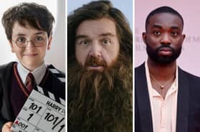 Three of the stars of the new Harry Potter television series.