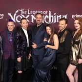 Ashley Johnson, Taliesin Jaffe, Sam Riegel, Travis Willingham, Laura Bailey, Liam O'Brien, Marisha Ray and Matthew Mercer attend The Legend of Vox Machina S3 Special Screening.