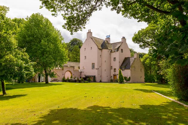 Couston Castle is on the market with Knight Frank for offers in excess of £2,650,000.