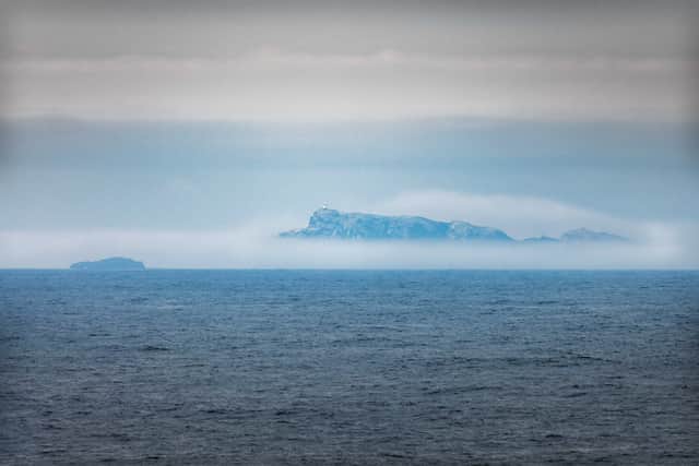 Sula Sgeir island. The site of Guga hunting off the north coast of Scotland