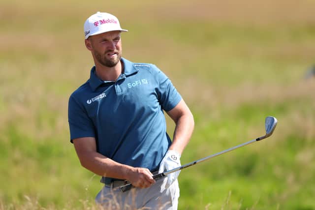 Wyndham Clark pictured during the Genesis Scottish Open at The Renaissance Club