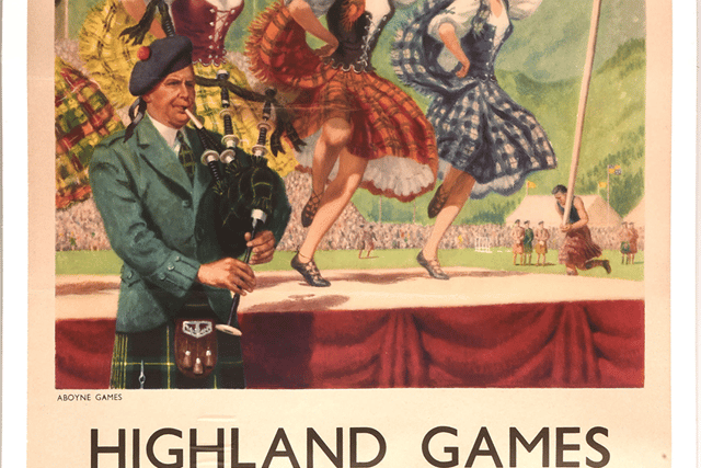 A British Railways poster promoting the Highlands is among those going under the hammer. Picture: Ewbank's
