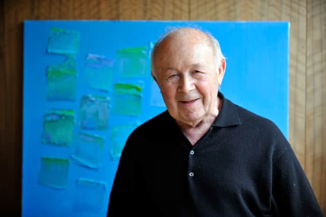 Bernat Klein at home in The Scottish Borders.