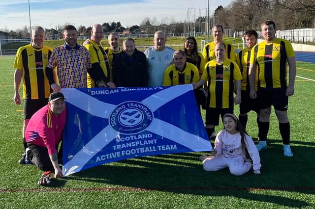 The team competed in the European Transplant Football Championship earlier this year.