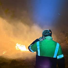 The Dava wildfire caused devastating destruction.