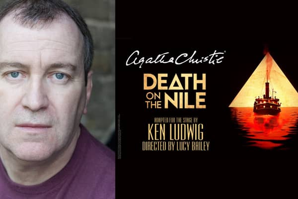 A new stage production of Agatha Christie's Death On The Nile is coming to Scottish theatres, starring Outlander actor Mark Hadfield
