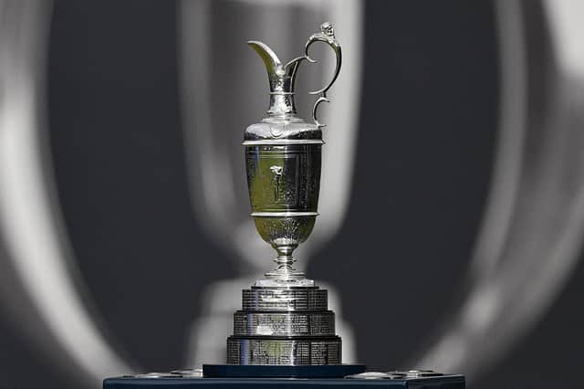 The winner of the Open Golf Championship wins the Claret Jug trophy.