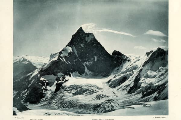 he Matterhorn from the Col d'Herens, Switzerland, around 1900.
The 160th anniversary of the first ascent of the mountain is marked this month. Scots peer Lord Francis Douglas was among four men who died during the expedition and his body has never been found.