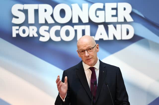John Swinney's three-point plan for Scottish independence is on the thin side (Picture: Jeff J Mitchell)