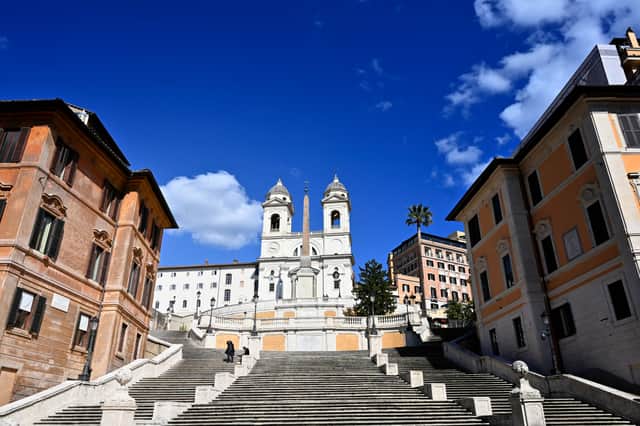 No one wants to end up careering down Rome's Spanish Steps in a two-tonne Dodge Durango because they were 'upgraded' from the Fiat Punto they booked (Picture: Alberto Pizzoli)