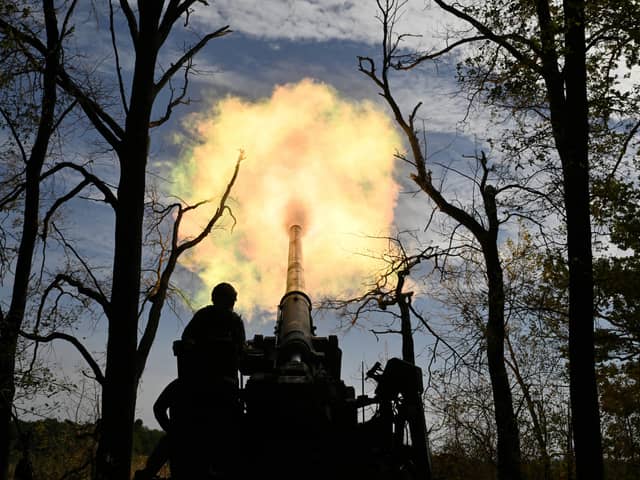 If Ukraine is defeated by Vladimir Putin's forces, he is likely to turn his attention to the Baltic states, all Nato members (Picture: Genya Savilov)
