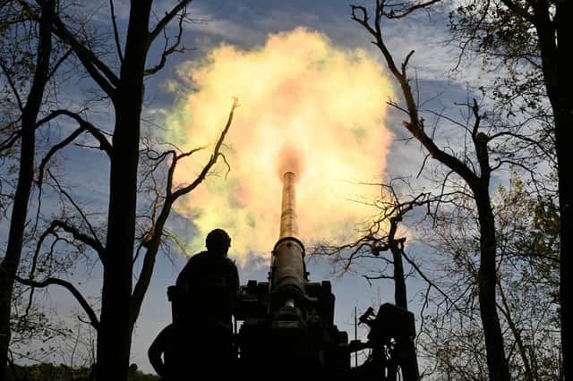 If Ukraine is defeated by Vladimir Putin's forces, he is likely to turn his attention to the Baltic states, all Nato members (Picture: Genya Savilov)