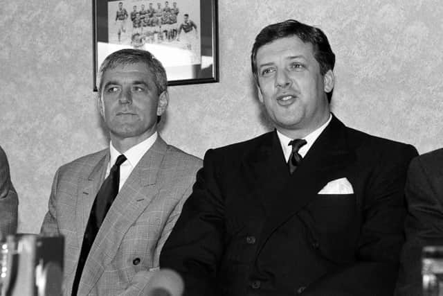 Rangers chairman David Murray confirms the appointment of Walter Smith as the club's new manager in 1991.