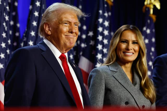Melania Trump appears to be helping her husband realise that Vladimir Putin is not serious about peace in Ukraine (Picture: Chip Somodevilla)