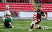 James Wilson has already scored twice for Hearts this season.