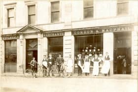 Archive image of Gordon & MacPhail shop in Elgin, founded in 1895