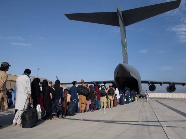 Large numbers of Afghans fled the country when Western forces withdrew and the Taliban took over Kabul in 2021 (Picture:  Master Sgt Donald Allen/US Air Forces Europe-Africa)