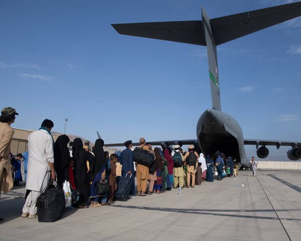Large numbers of Afghans fled the country when Western forces withdrew and the Taliban took over Kabul in 2021 (Picture:  Master Sgt Donald Allen/US Air Forces Europe-Africa)
